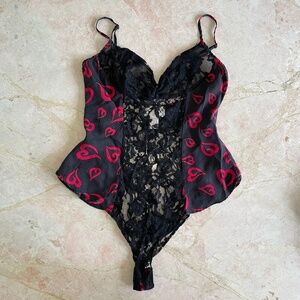 Rare Vintage Victoria's Secret Gold tag bodysuit